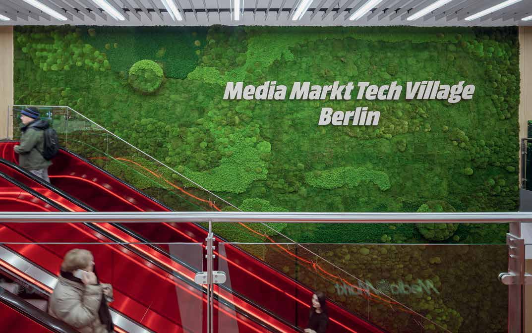 Mooswand Media Markt Tech Village Berlin
