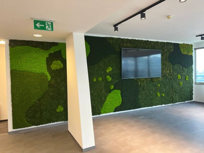 Mooswand Projekt Architektur Spielmann
